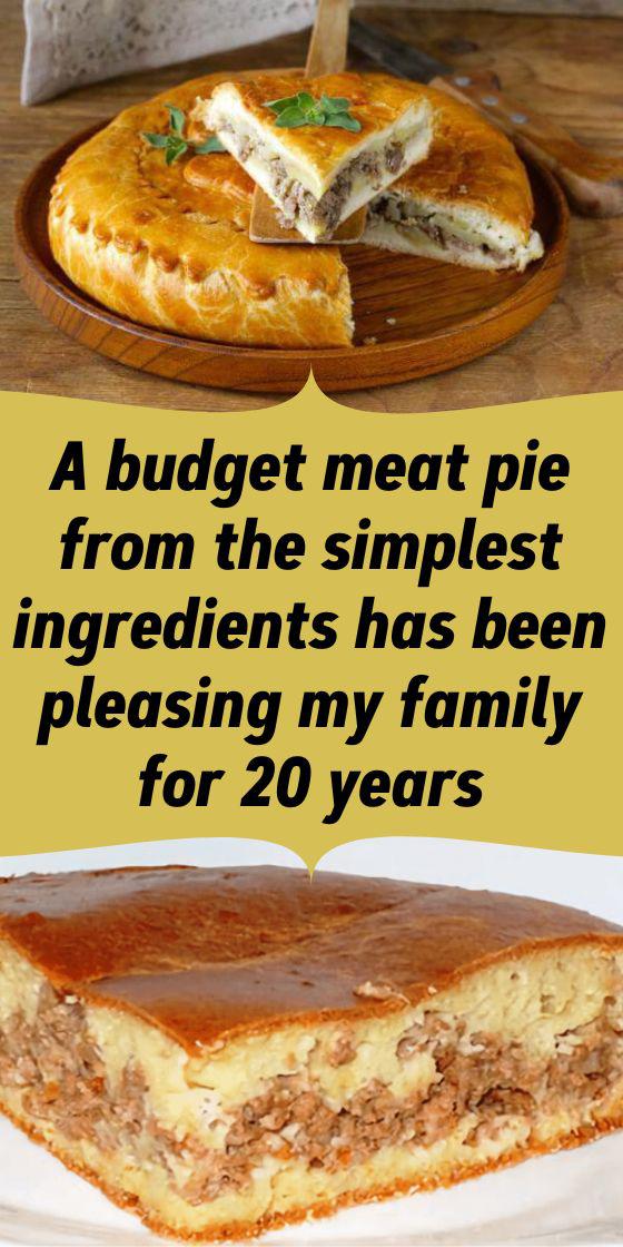A budget meat pie from the simplest ingredients has been pleasing my family for 20 years