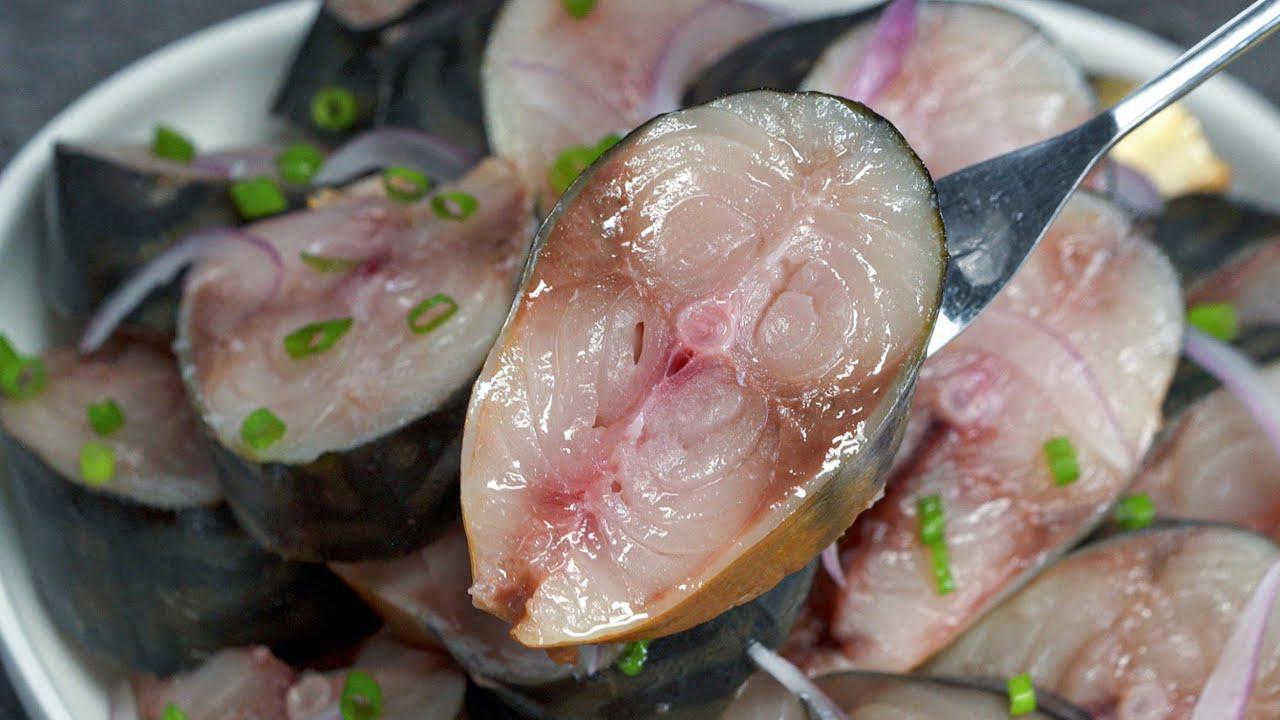 Ukrainian-style quick-salted mackerel