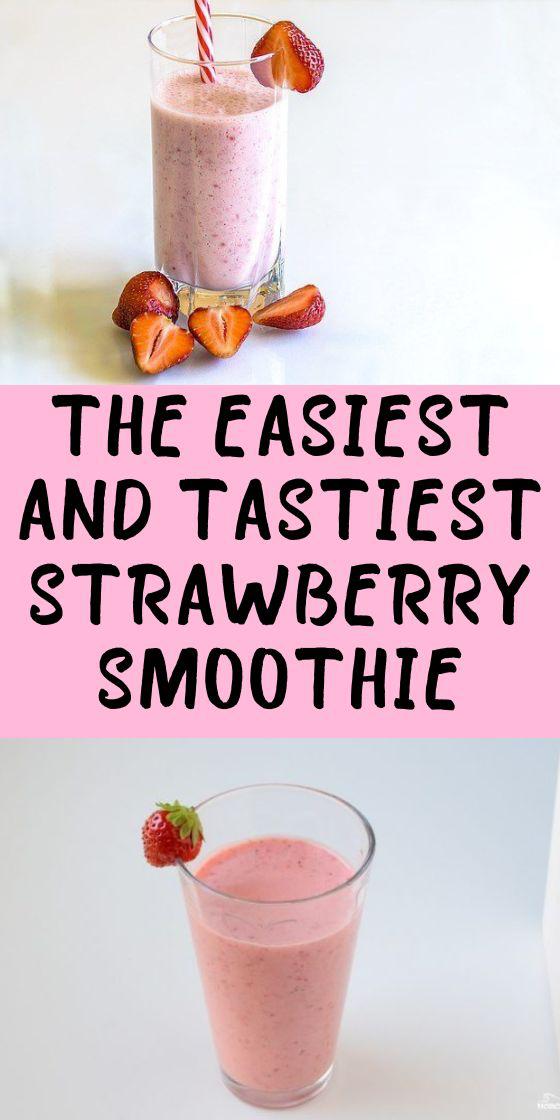 The easiest and tastiest Strawberry smoothie