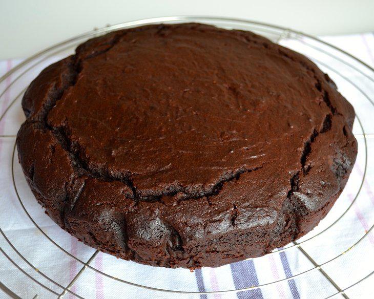 Chocolate cake with ricotta