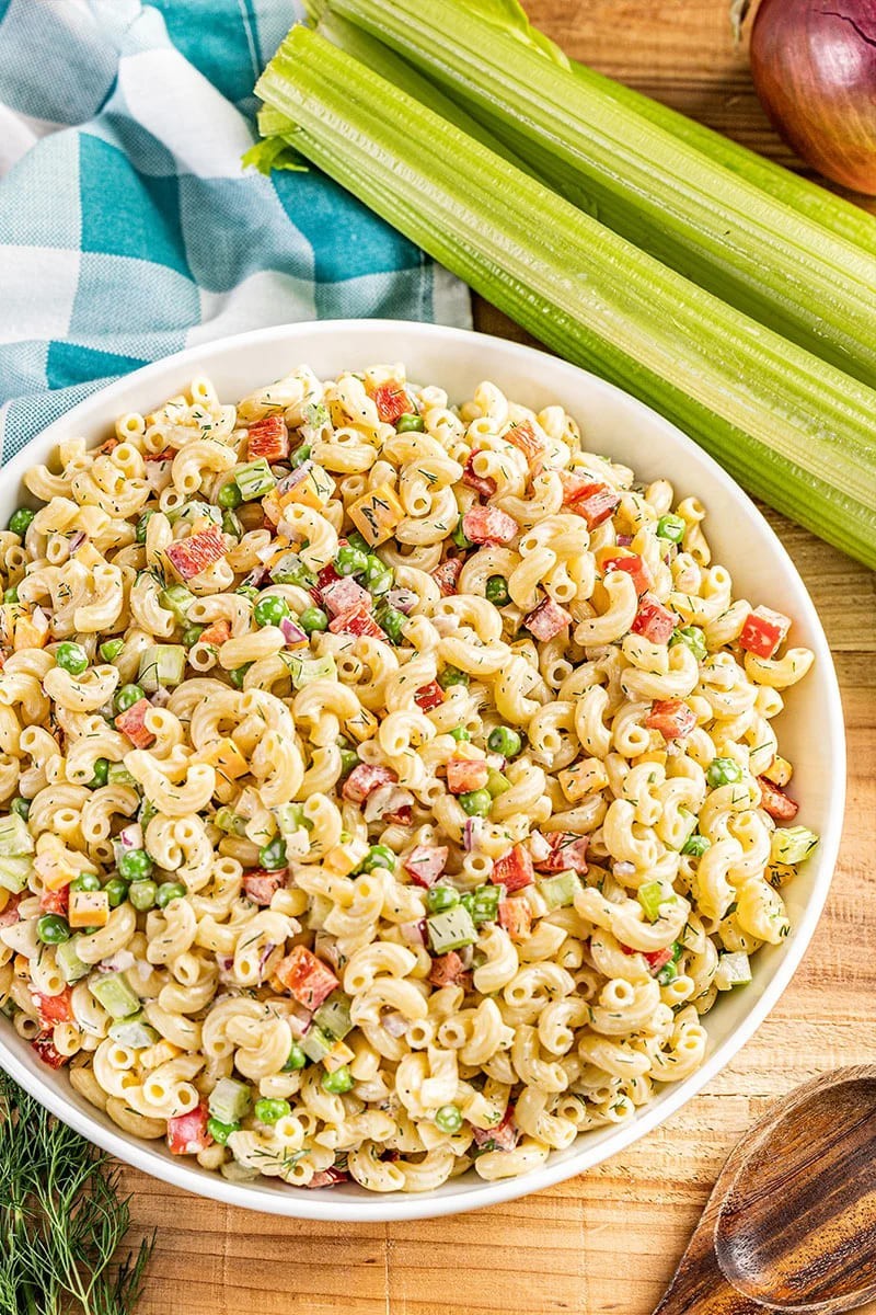 This is the best ever macaroni salad for me