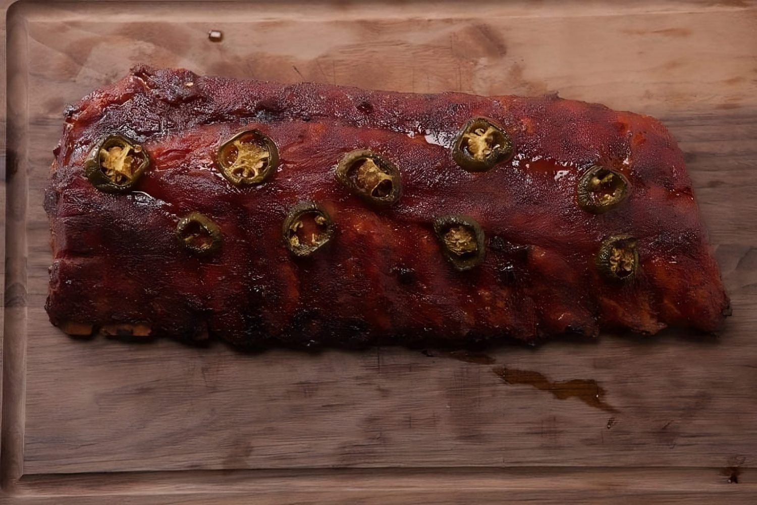 Sweet and Spicy Apple Jalapeno Smoked Ribs Recipe
