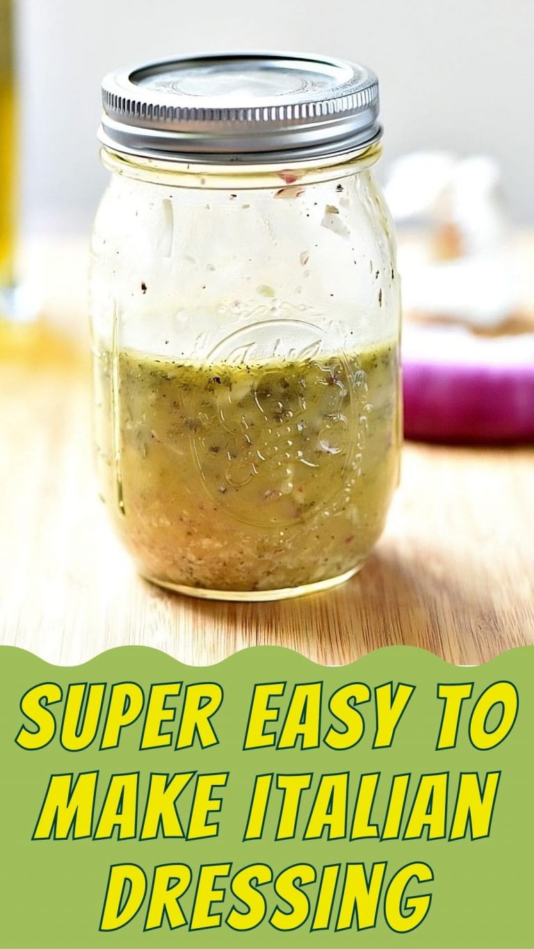 Super Easy To Make Italian Dressing Recipe