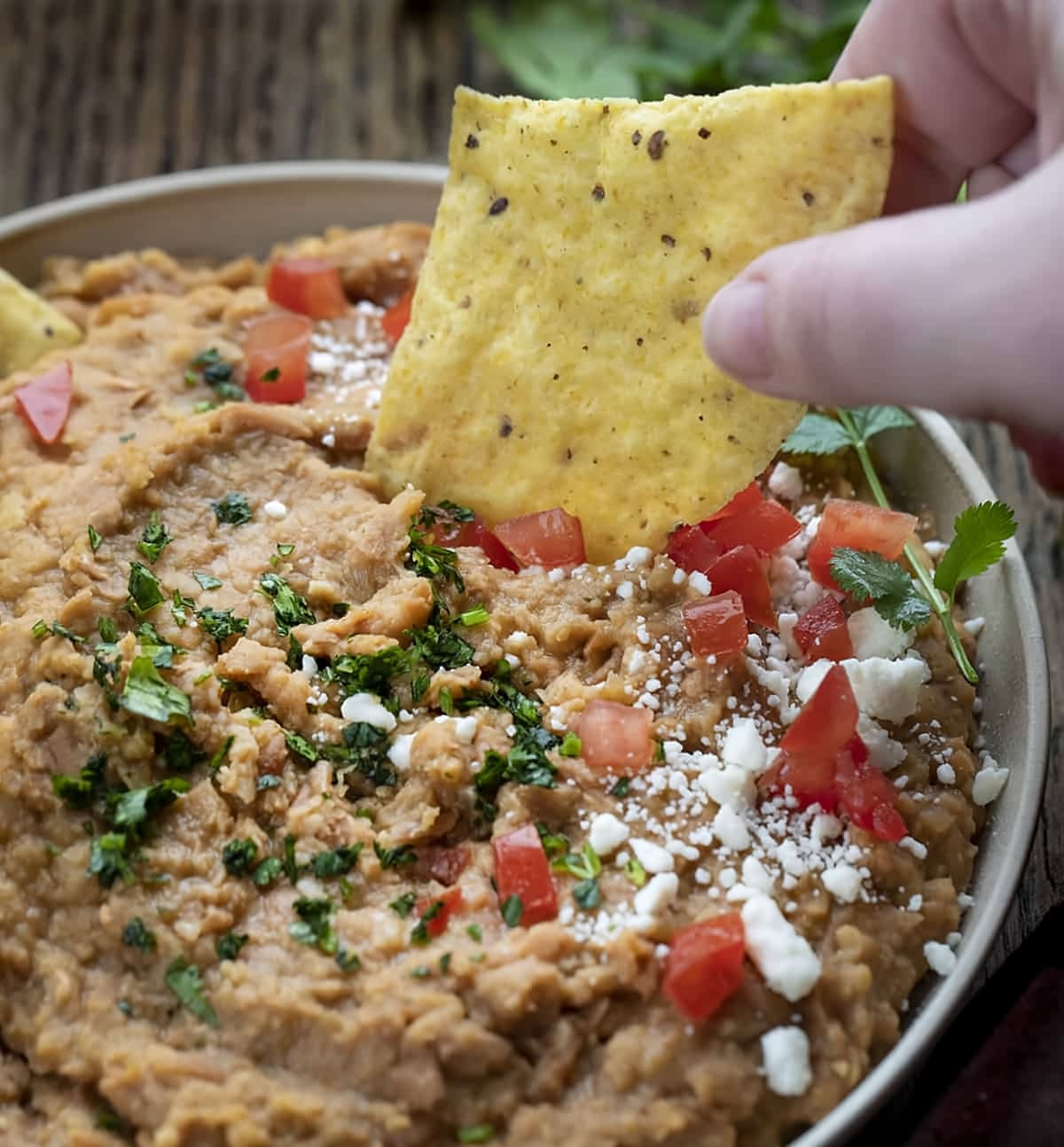 Zesty Lime Refried Beans