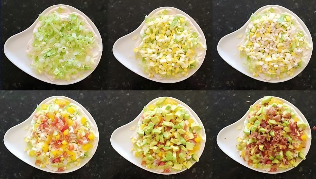 Seasoned Sour Cream-Based Southwest Cobb Salad Dip Recipe