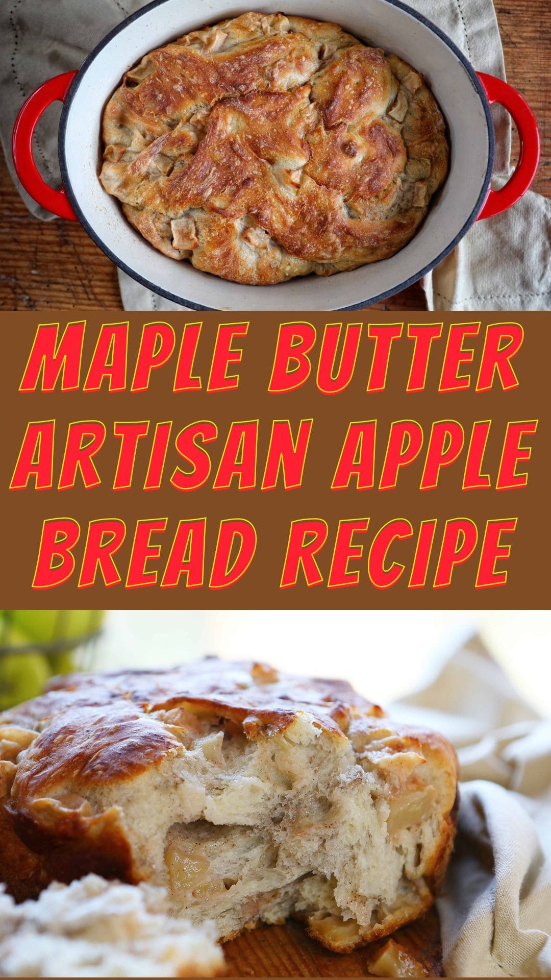 Maple Butter Artisan Apple Bread Recipe
