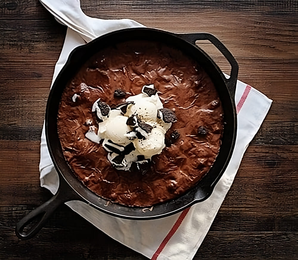 Indulgent Skillet Oreo Brownies: A Decadent Treat for All