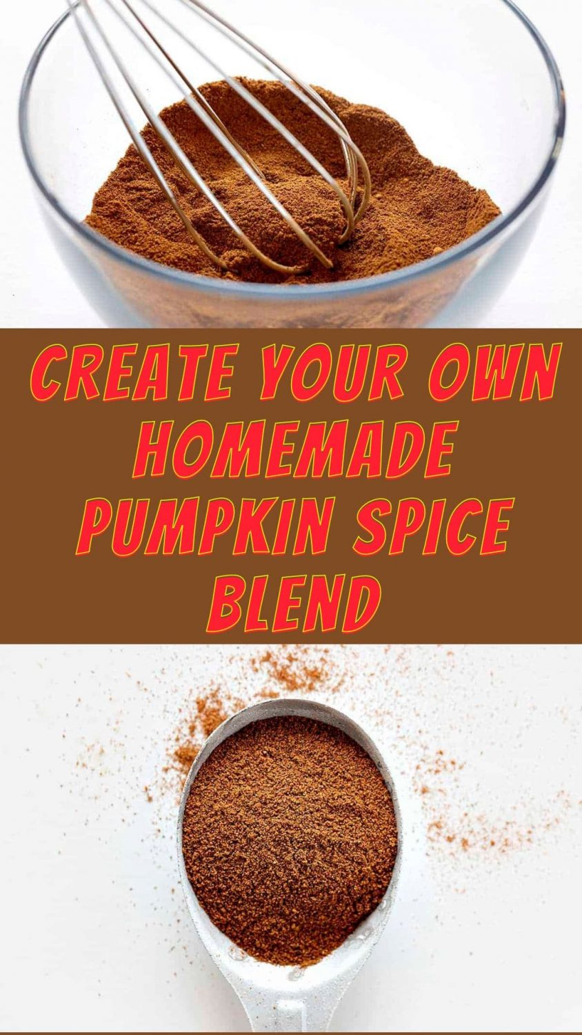 Create Your Own Homemade Pumpkin Spice Blend
