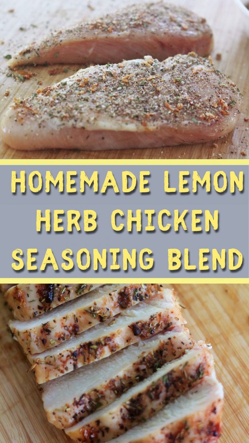 Homemade Lemon Herb Chicken Seasoning Blend