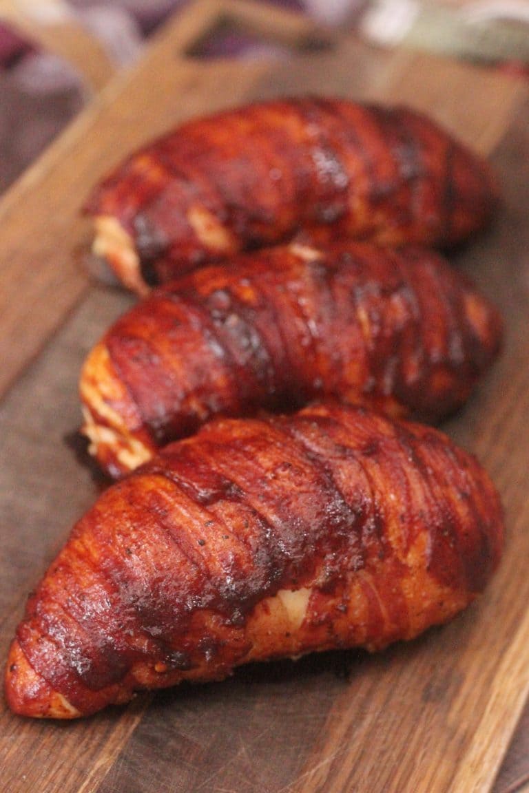 Smoky and Irresistible Bacon Wrapped Jalapeno Popper Chicken