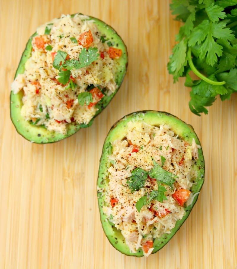 Simple and Healthy: Earth Day Tuna Stuffed Avocado Recipe