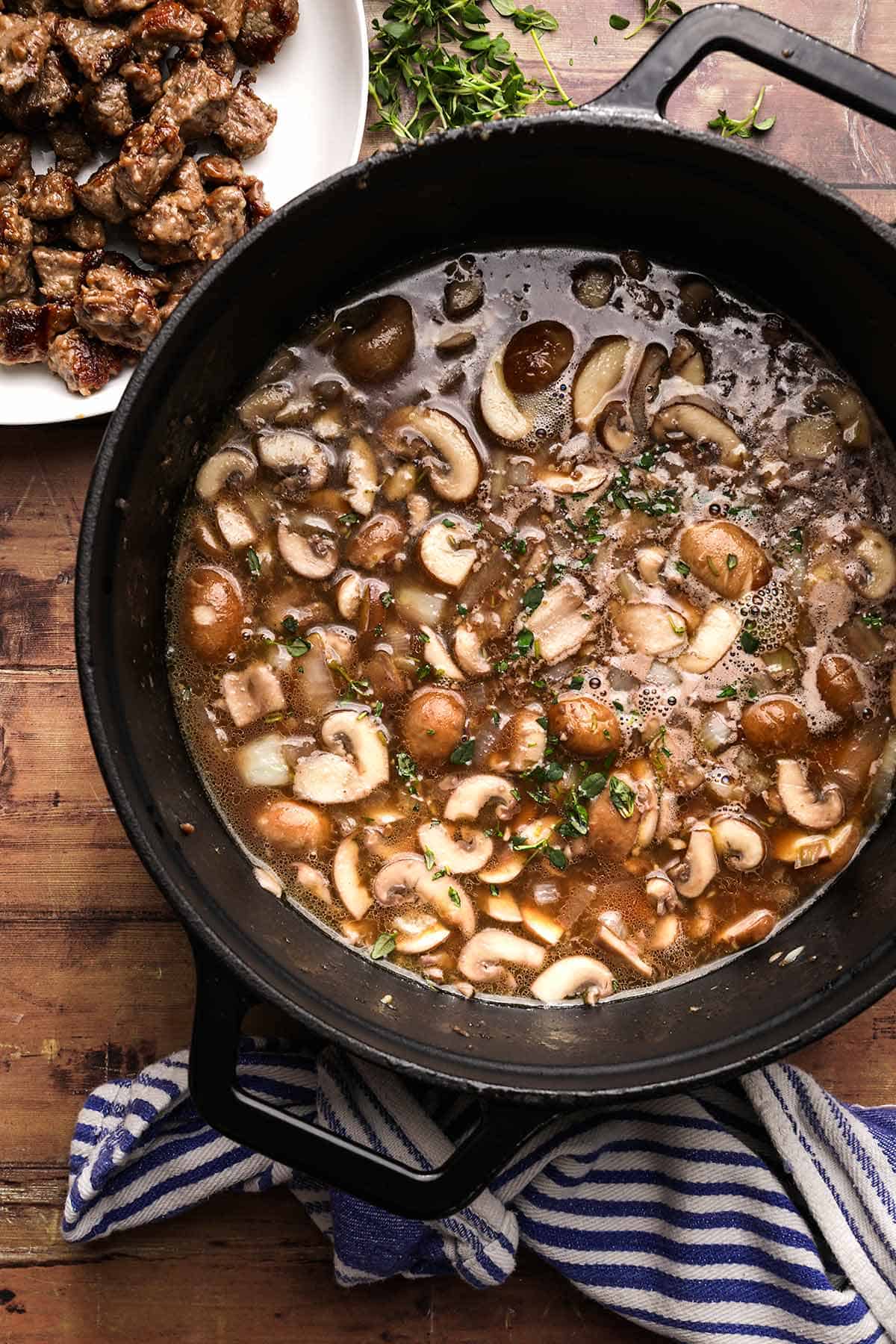 Chuck Roast and Mushroom Gastronomy