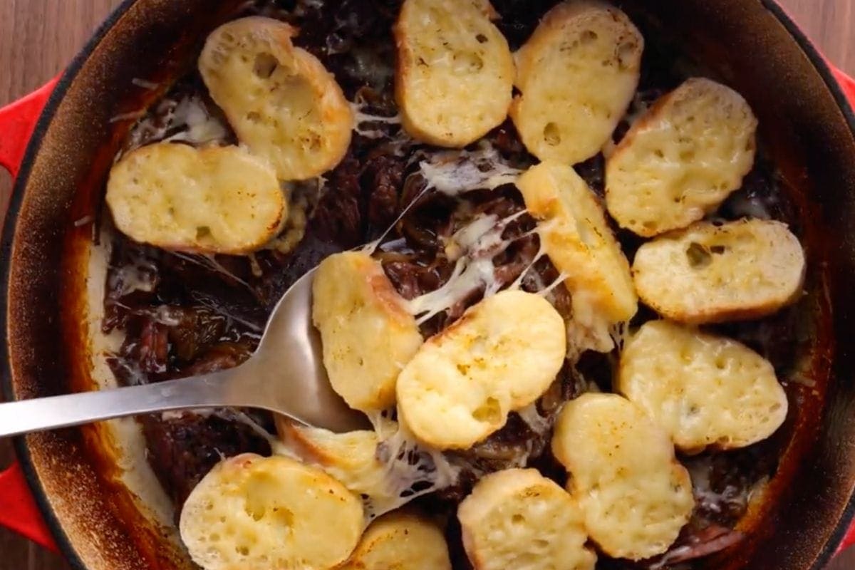 Savory Caramelized Onion Beef Delight - French Onion Fusion