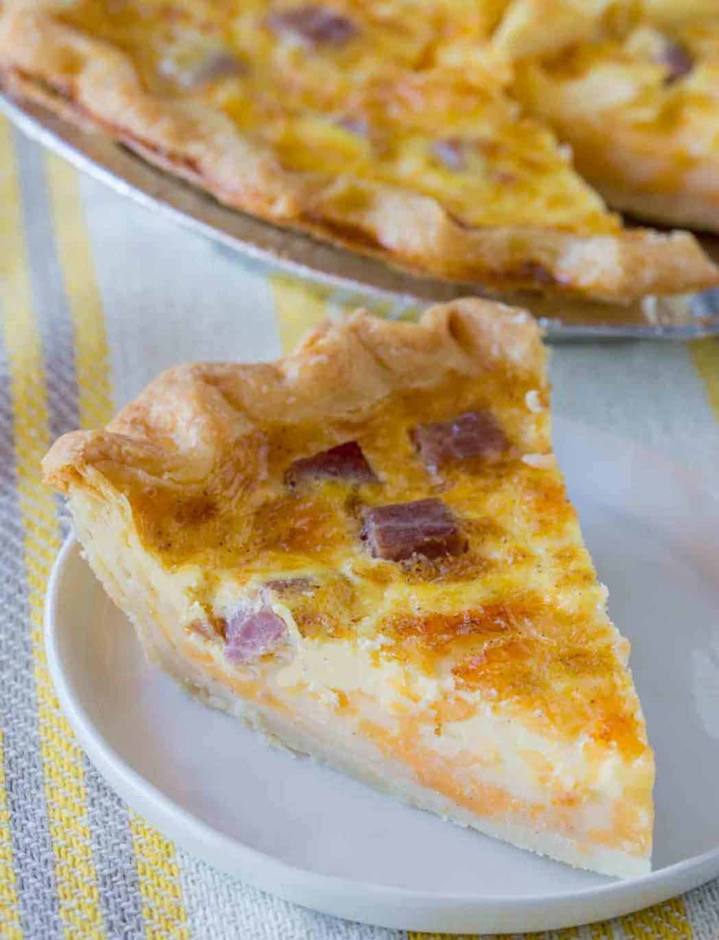 Bacon, Onion, and Swiss Cheese Quiche