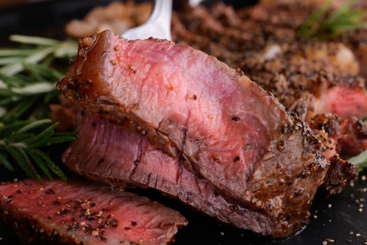 Perfectly Cooked Ribeye Steak