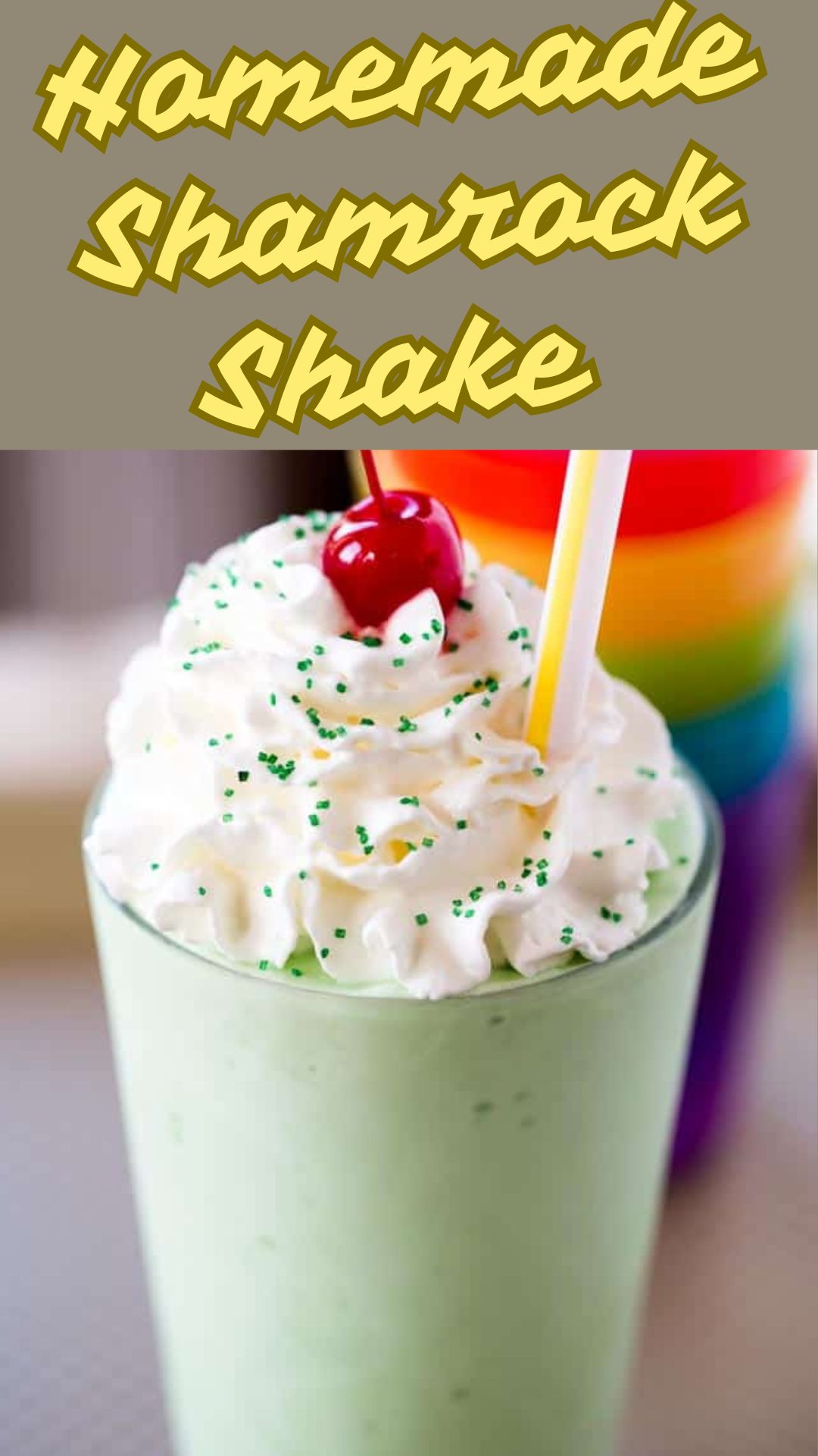Homemade Shamrock Shake Recipe