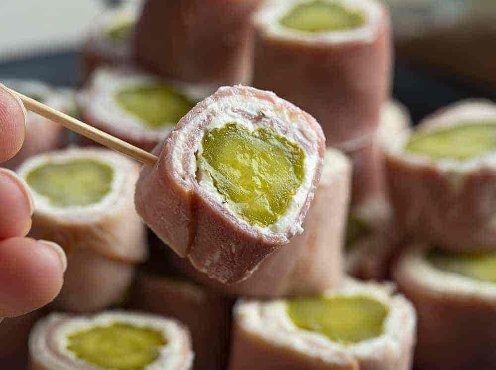 Ranch-Infused Pickle Delight: A Twist on Pickle Roll-Ups