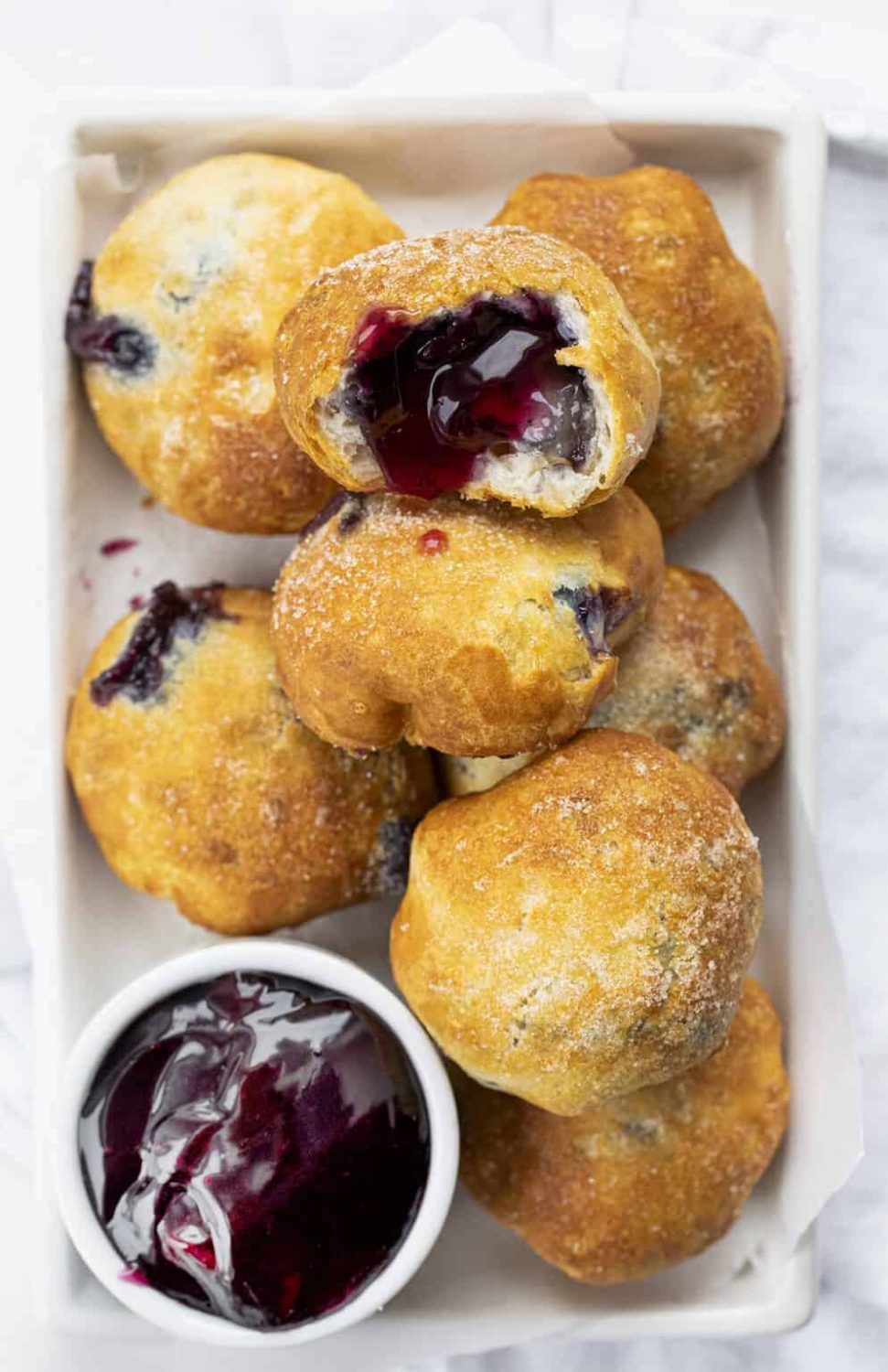 Airy Delights: Homemade Blueberry Pie Bombs