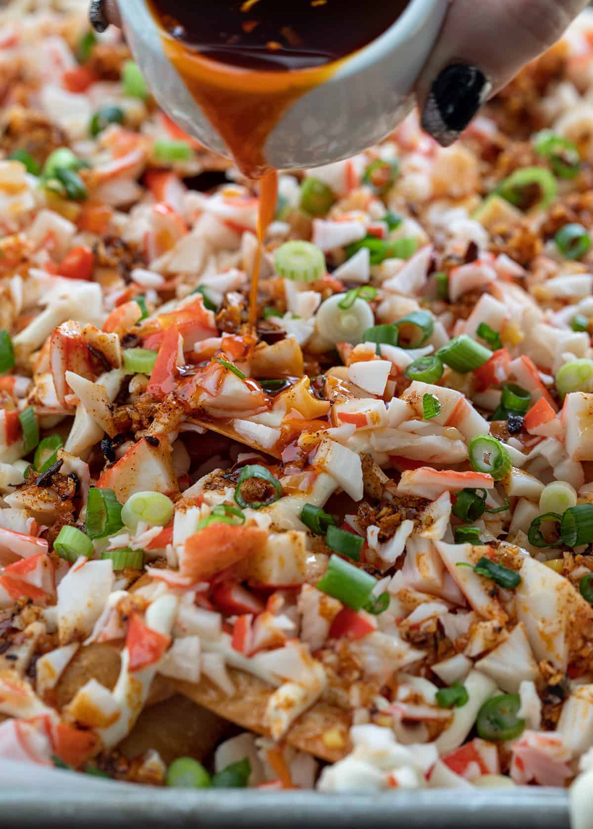 Irresistible Twist: Experience the Delight of Crab Rangoon Nachos
