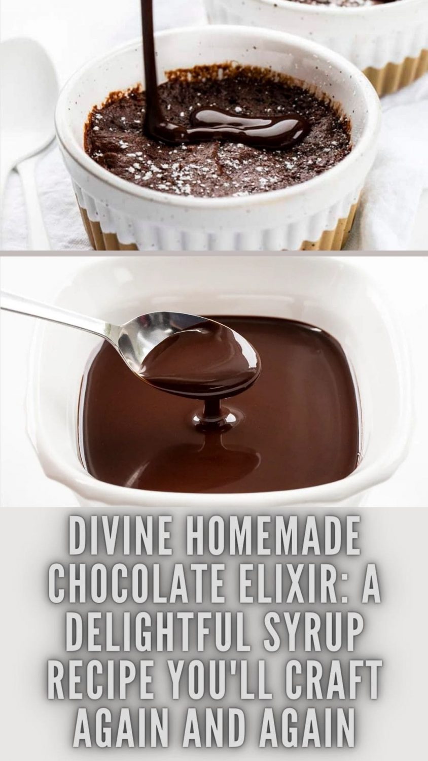 Divine Homemade Chocolate Elixir: A Delightful Syrup Recipe You'll Craft Again and Again