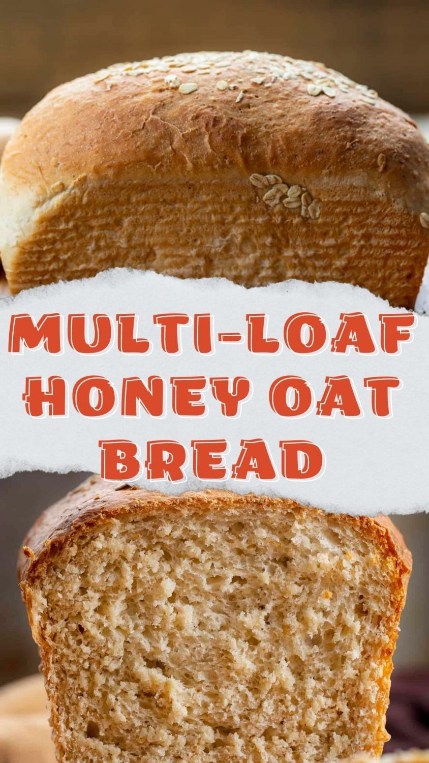 Multi-Loaf Honey Oat Bread Extravaganza