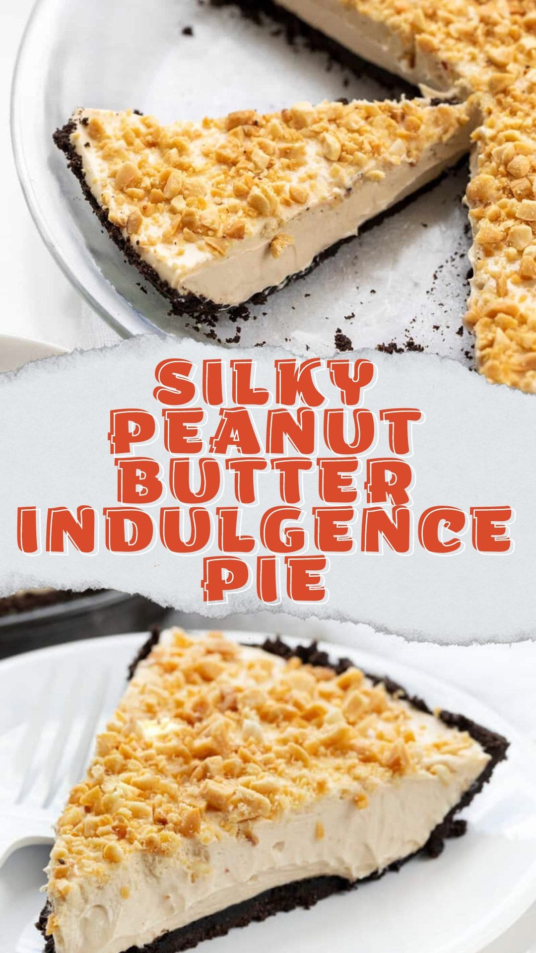 Silky Peanut Butter Indulgence Pie