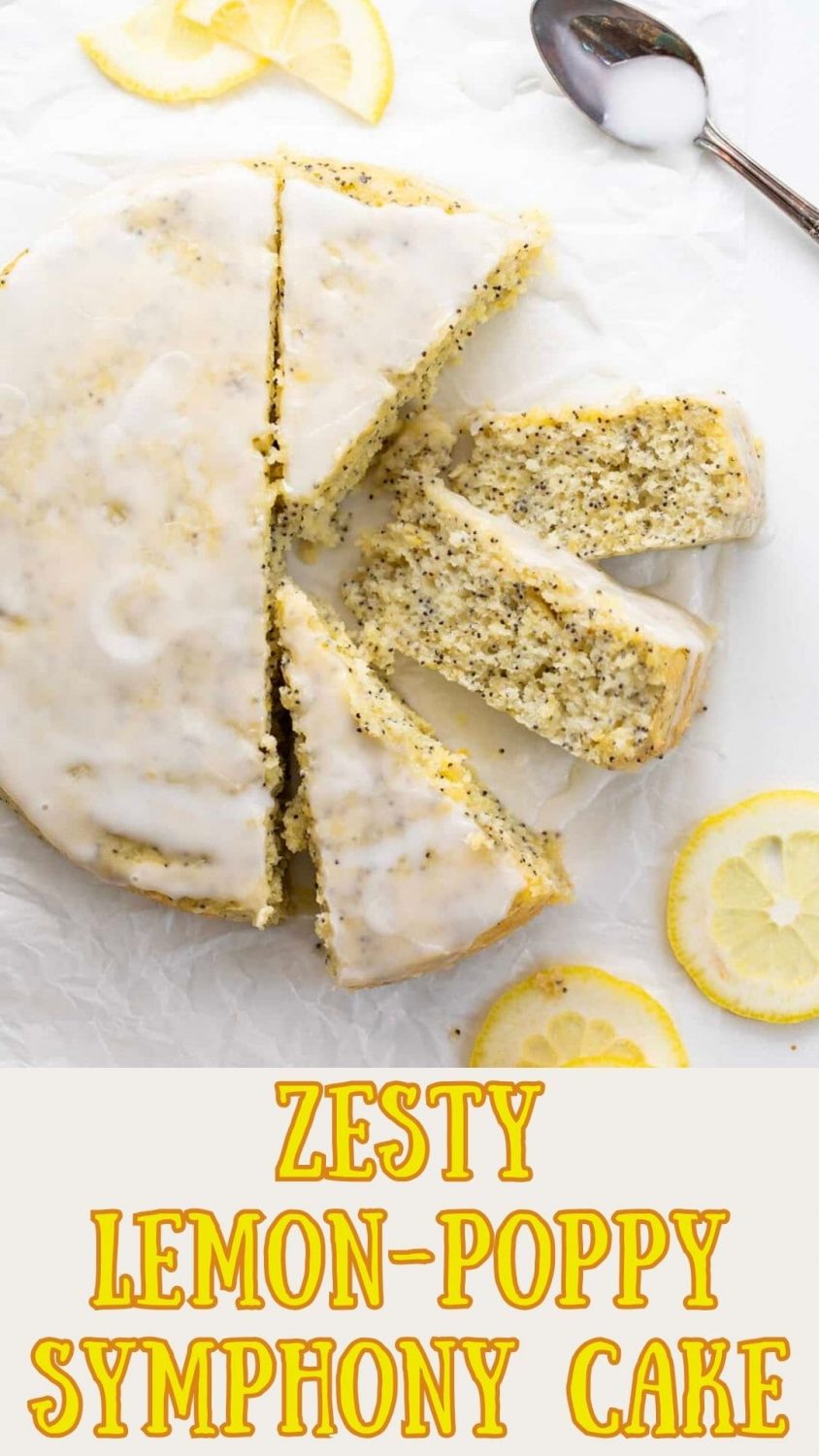 Zesty Lemon-Poppy Symphony Cake